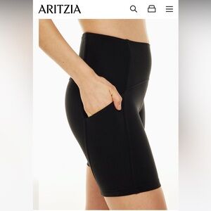 Aritzia butter bike shorts with pockets